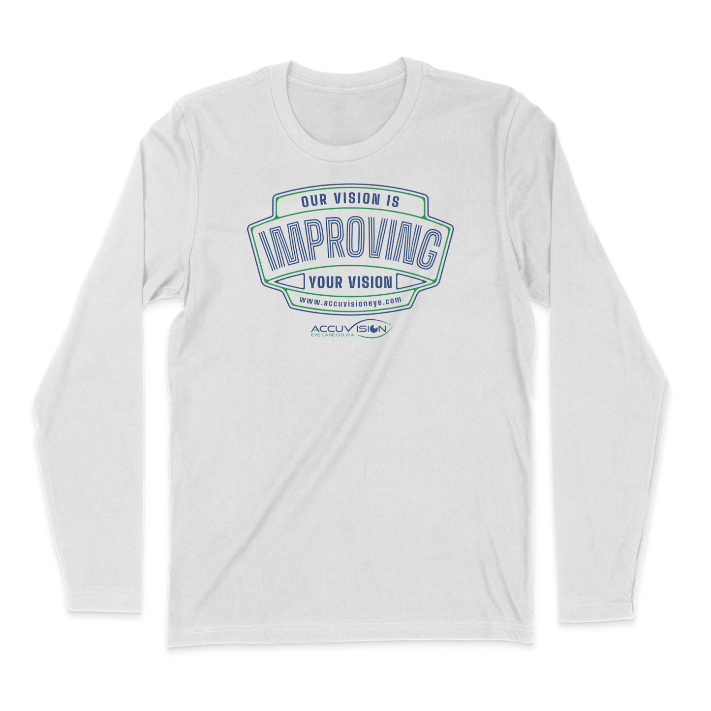 Accuvision Mission Statement Long Sleeve Tee